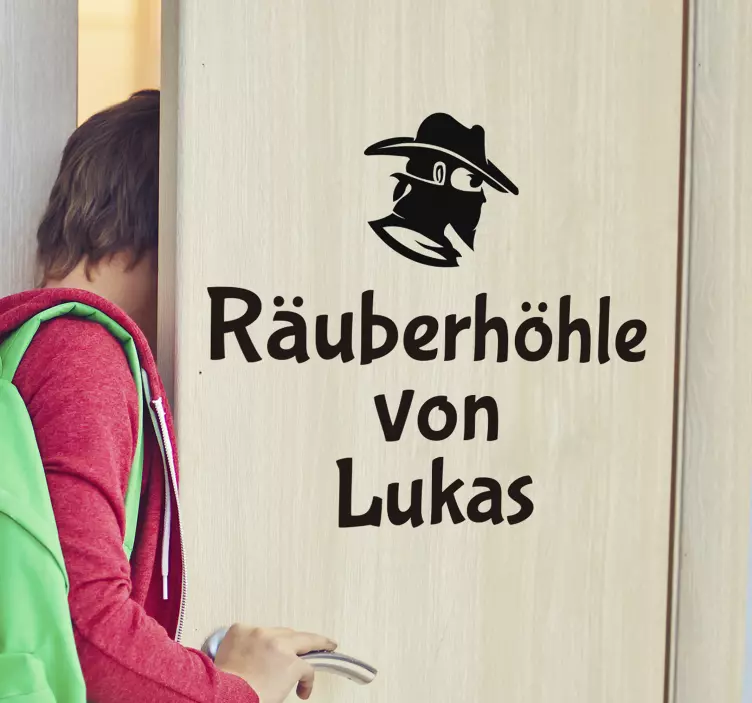 Kinderzimmer personalisierte Räuberhöhle - TenStickers