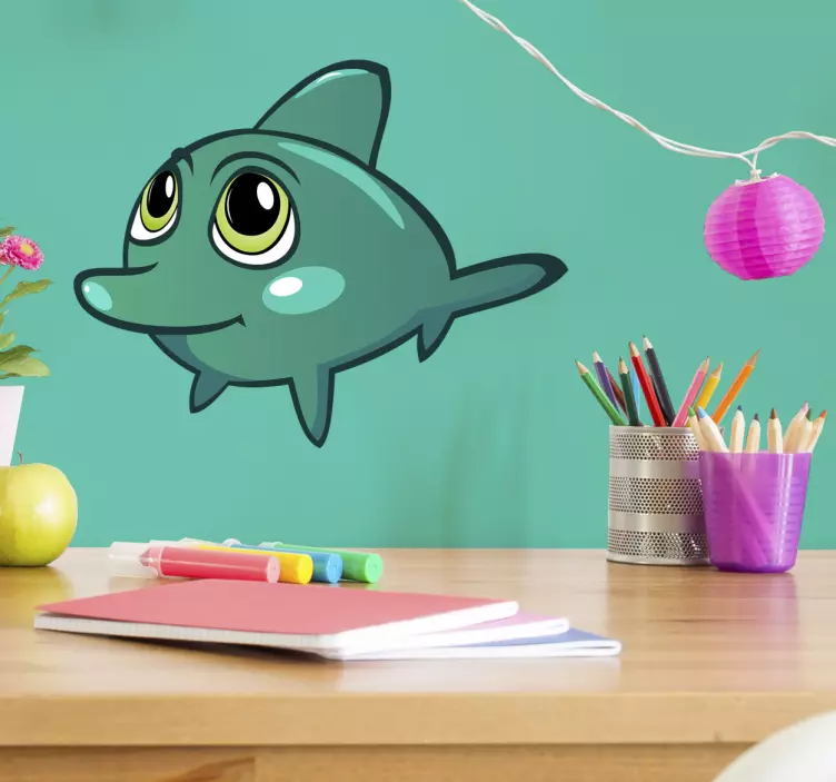 Wandsticker Baby Delfin - TenStickers