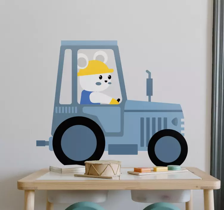 Wandtattoo Kinder Süßer traktor - TenStickers