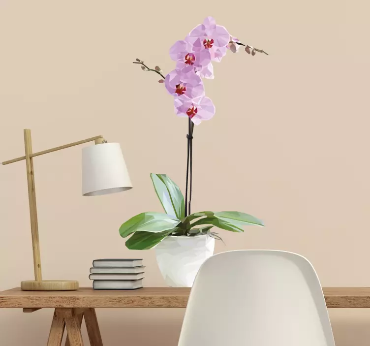 Wandsticker Orchidee - TenStickers