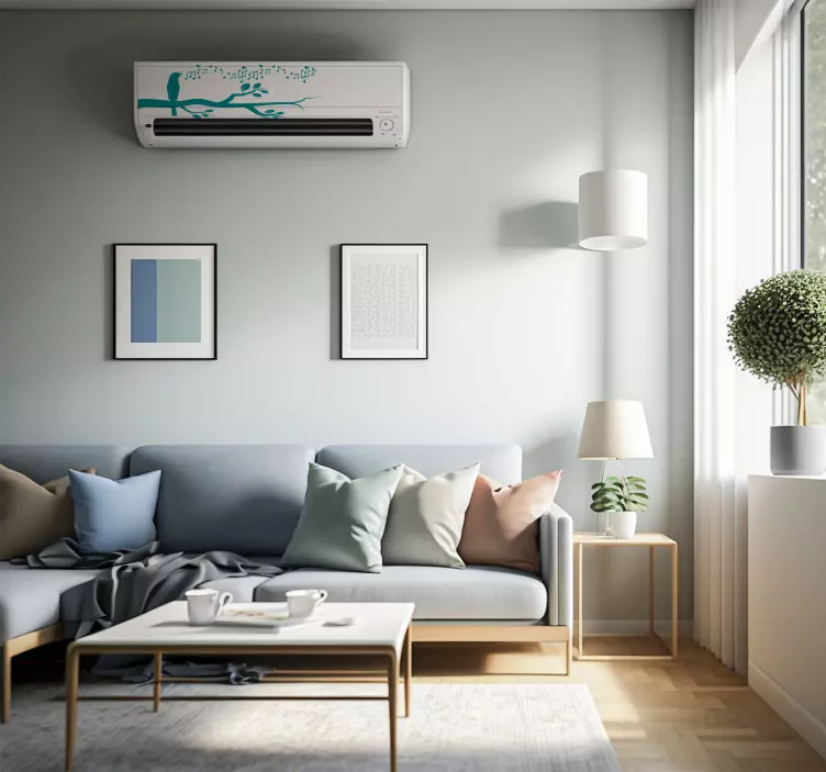 Wandsticker singender Vogel - TenStickers