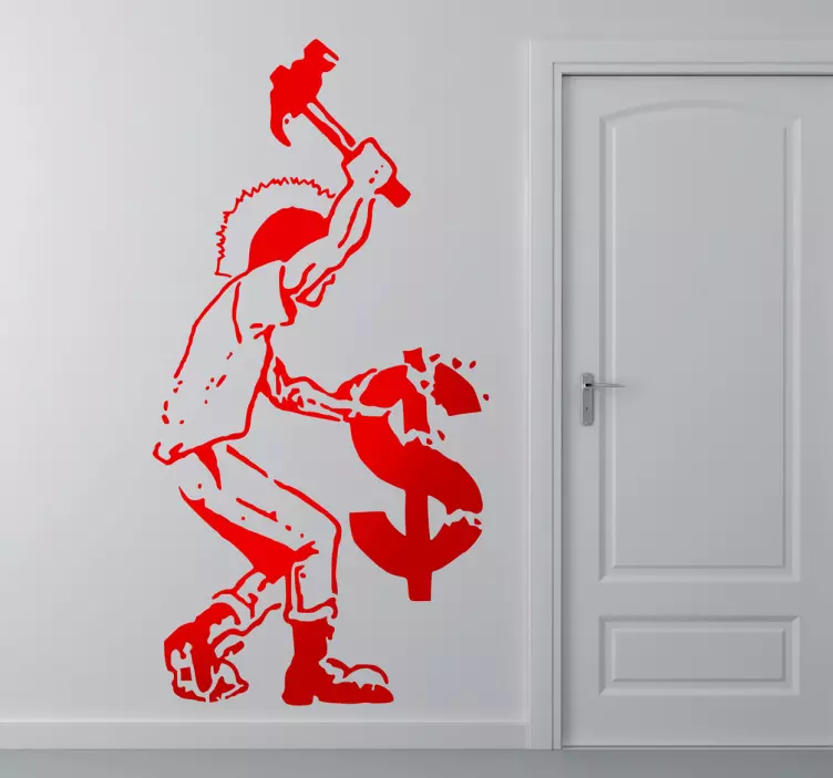 Wandtattoo Antikapitalist - TenStickers