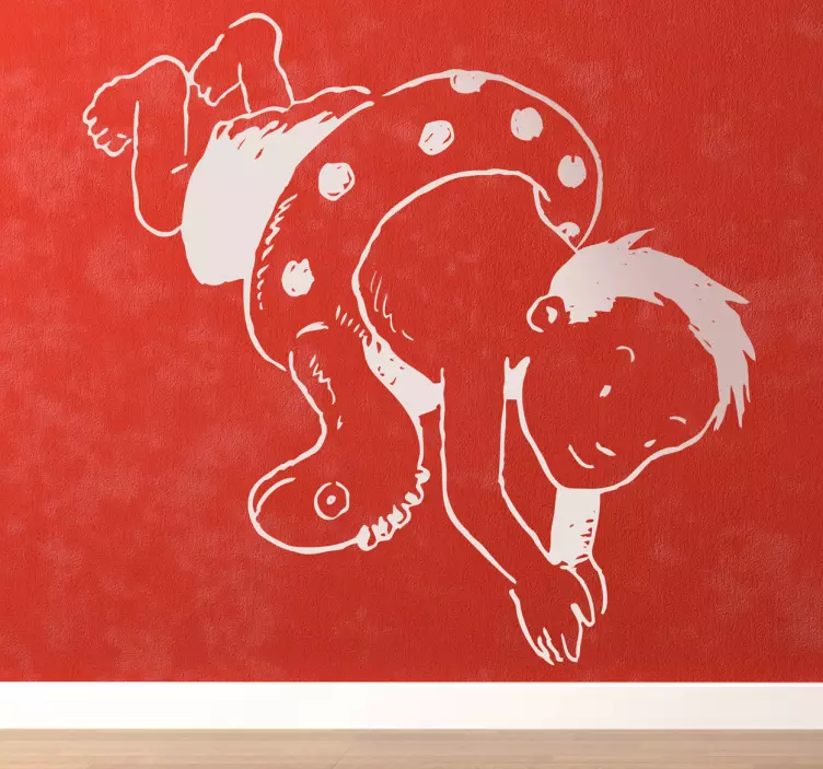 Wandtattoo Schwimmen Baby - TenStickers