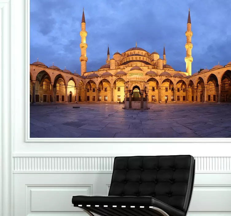 Wandtattoo Blaue Moschee - TenStickers