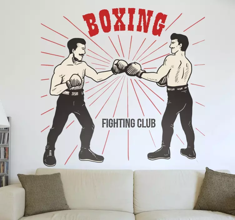 Wandtattoo Boxing - TenStickers