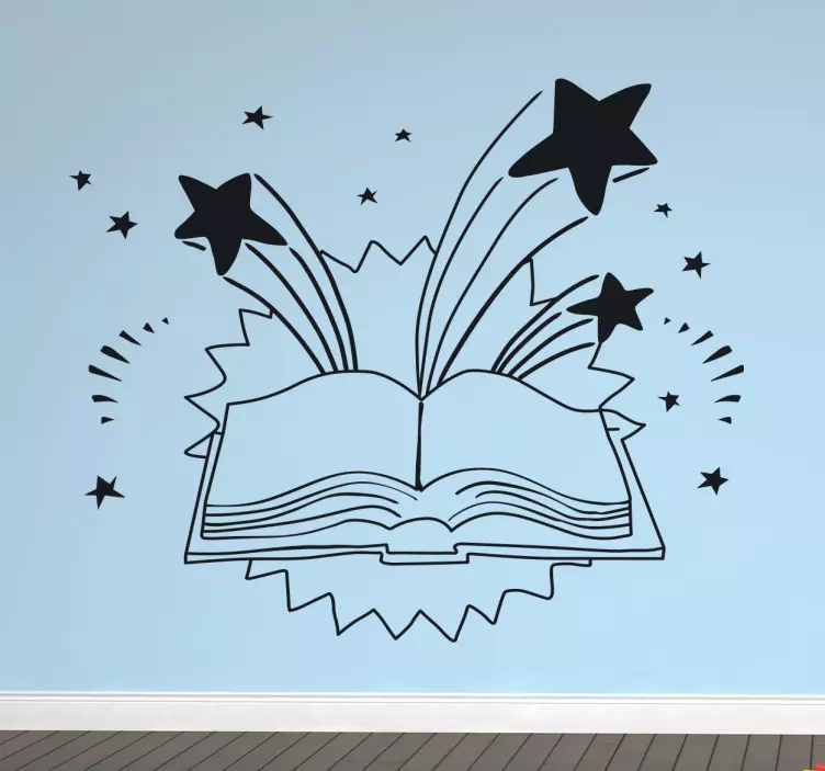 Wandtattoo Buch der Fantasie - TenStickers