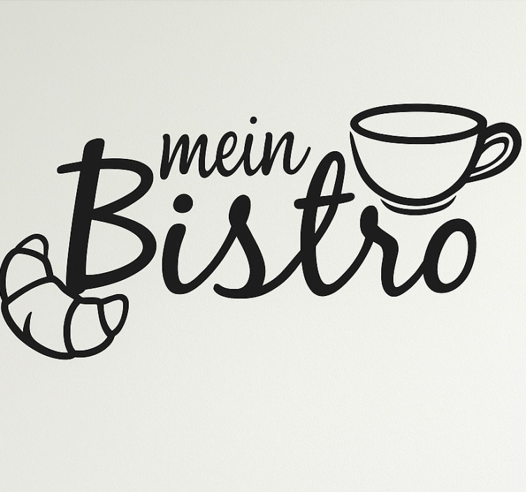 Wandtattoo Chefkoch meine bistro-designs - TenStickers