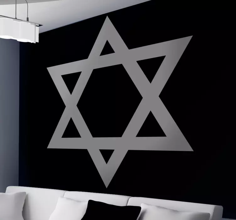 Wandtattoo Davidstern - TenStickers