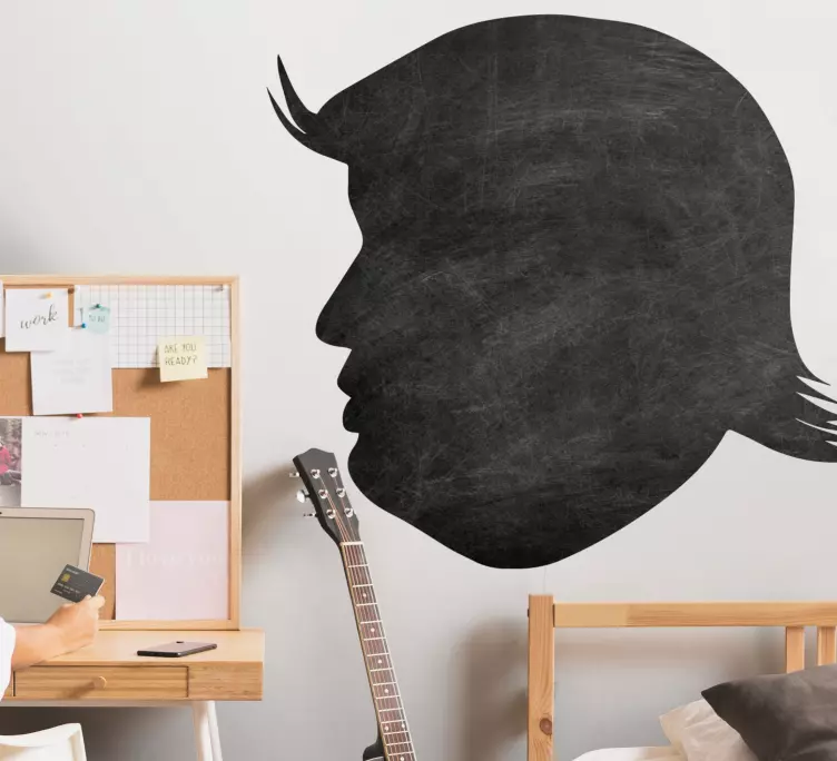 Aufkleber Donald trump-silhouette - TenStickers