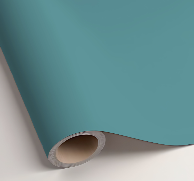 Wandtattoo einfarbig mattes dunkles türkis - TenStickers