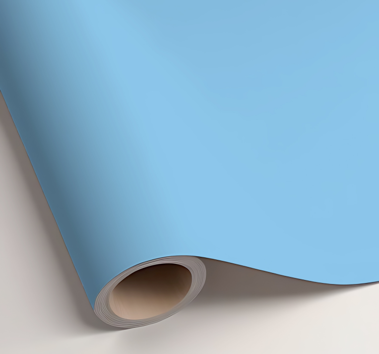 Wandtattoo einfarbig mattes himmelblau - TenStickers