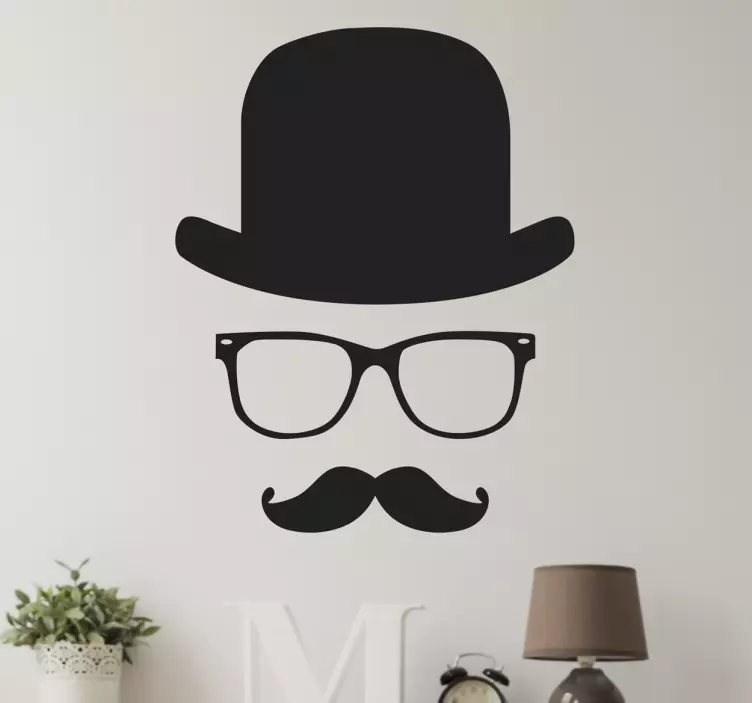 Wandtattoo Eleganter Gentleman - TenStickers