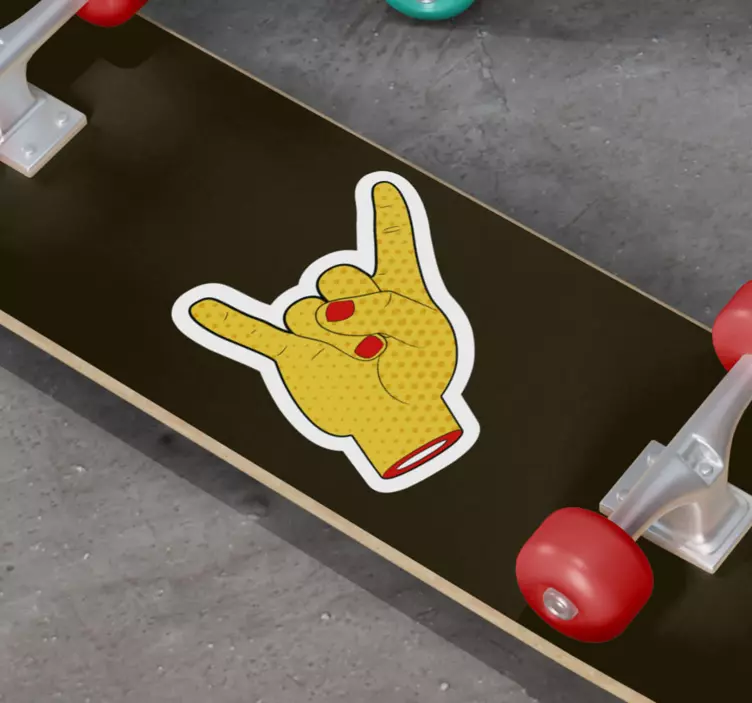 Wandtattoo Fußball handgestensymbol - TenStickers