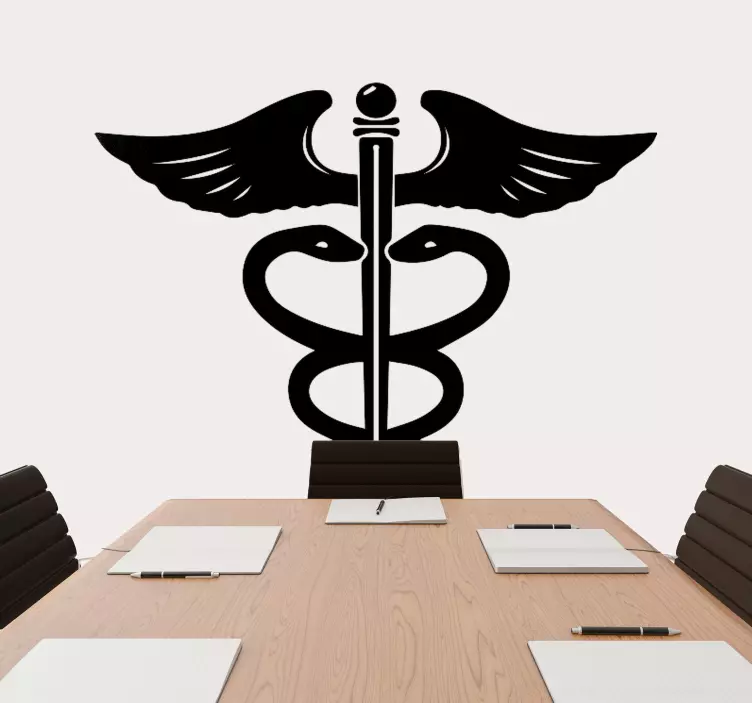 Wandtattoo Gesundheit caduceus-symbol-grafik - TenStickers