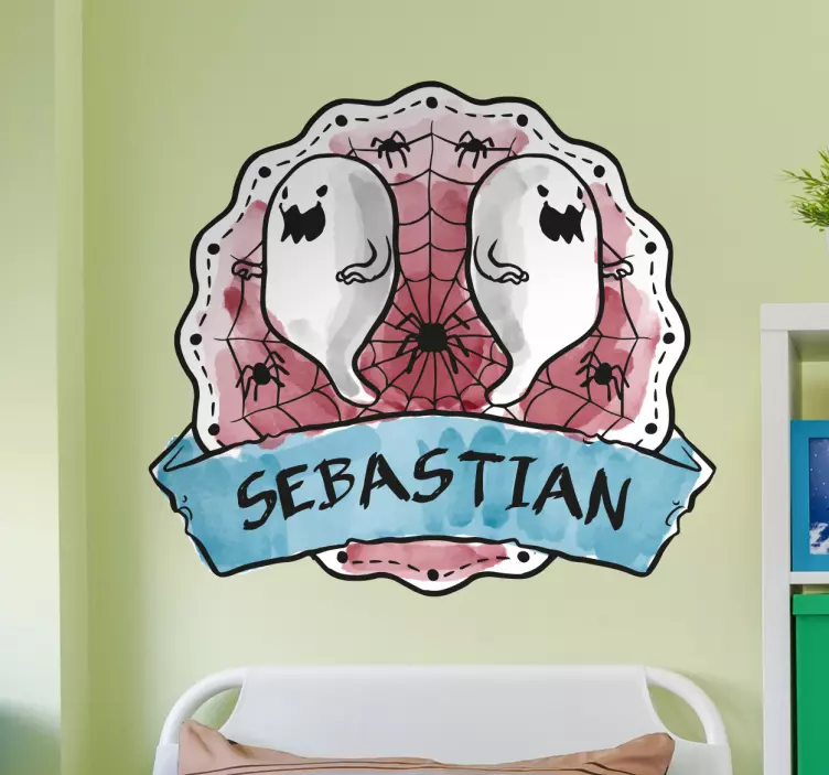 Wandtattoo Halloween personalisiert - TenStickers