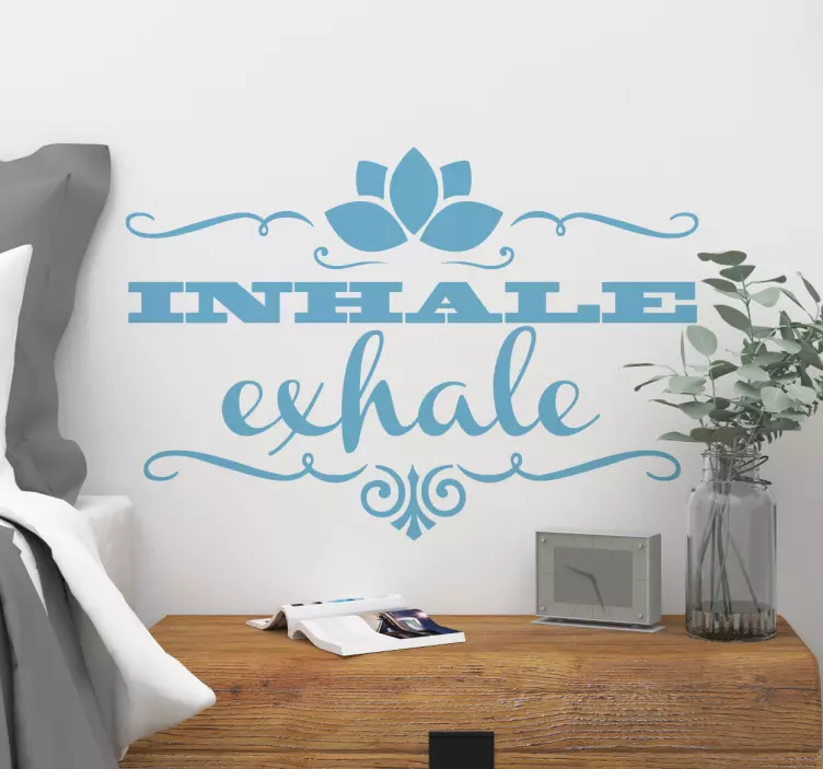 Wandtattoo Inhale Exhale - TenStickers