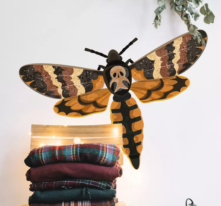 Wandtattoo Insekten kompliziertes mottendesign - TenStickers