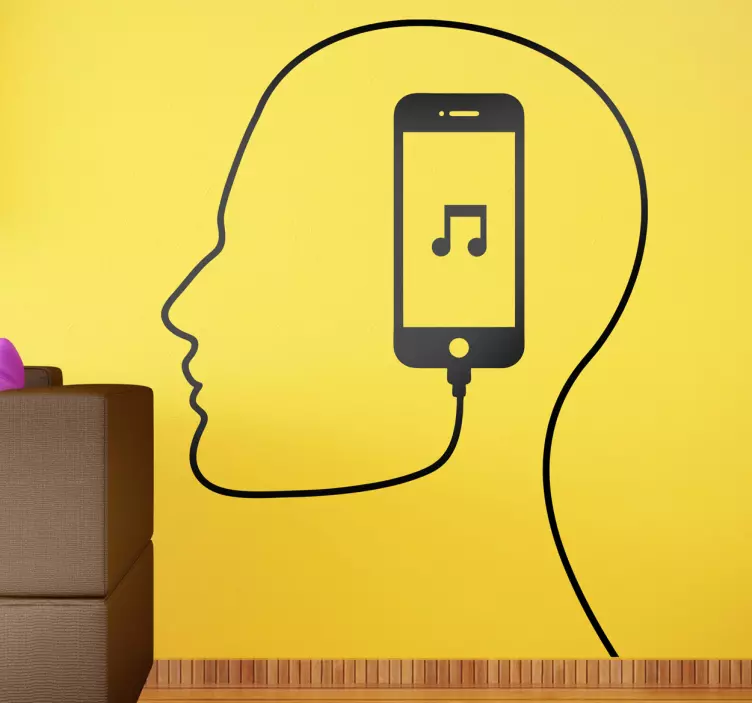 Wandtattoo itunes Musik - TenStickers