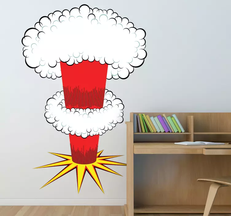 Wandtattoo Kinderzimmer Nuklear Explosion - TenStickers