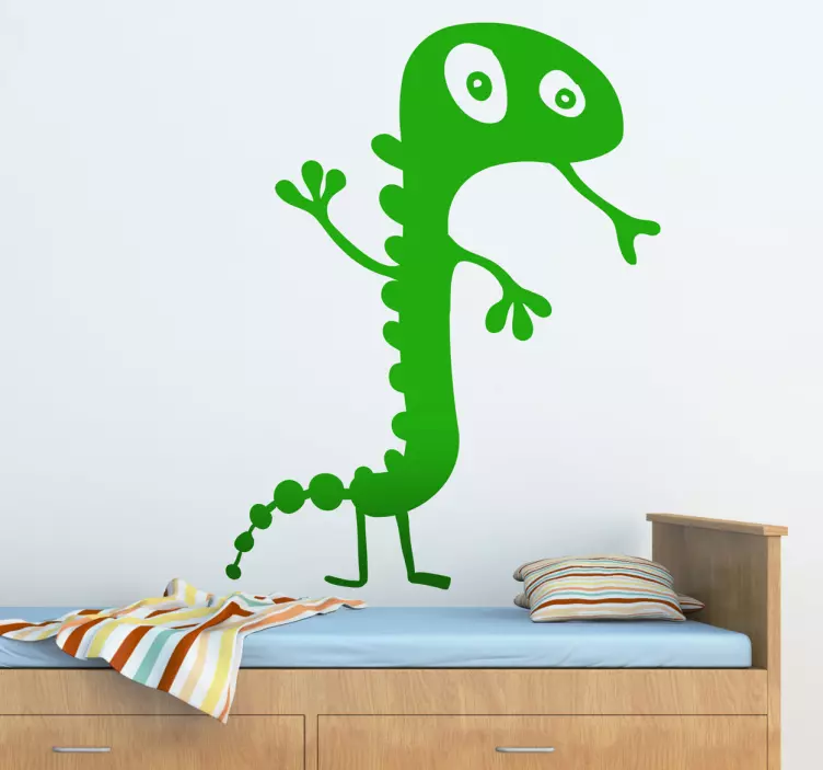 Wandtattoo Kinderzimmer verspielter monstercharakter - TenStickers