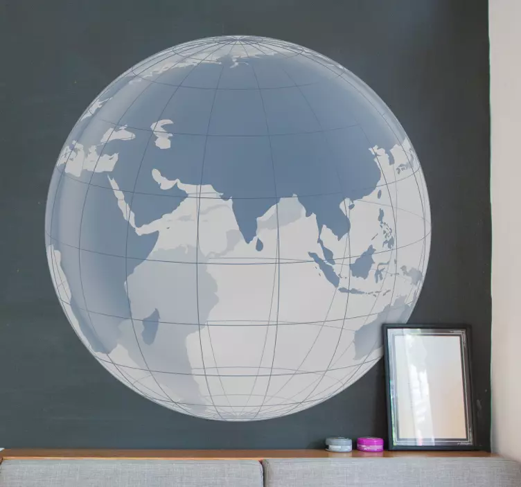 Wandtattoo klassischer Globus - TenStickers