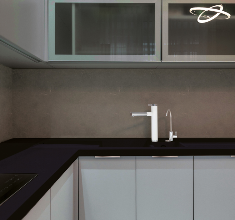 Wandtattoo Küche dunkler steineffekt - TenStickers