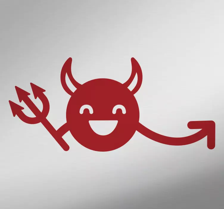 Wandtattoo lachender Teufel - TenStickers