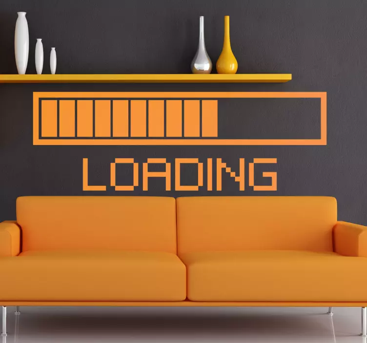 Wandtattoo "Loading" - TenStickers