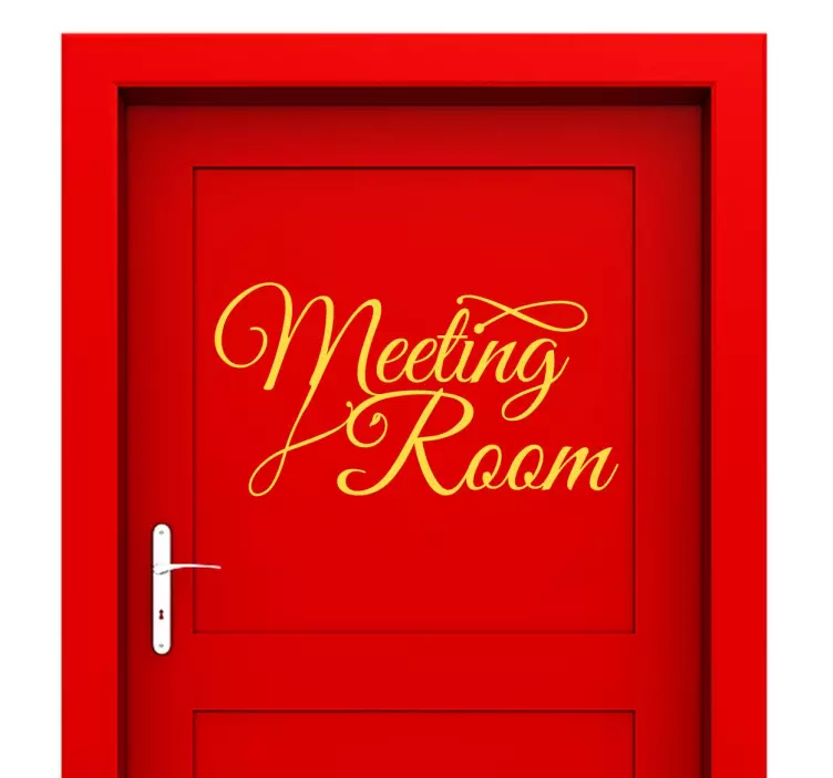 Wandtattoo Meeting Room Schriftzug - TenStickers