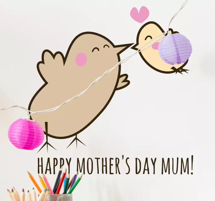 Wandtattoo Mother's Day Mum - TenStickers