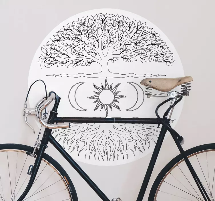 Wandtattoo Natur baumwurzelsystem - TenStickers