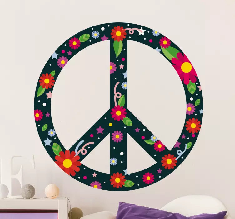 Wandtattoo natur florale harmonie symbol - TenStickers