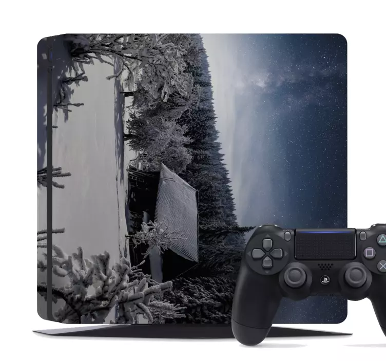 PS4 Skin frostige landschaftsszene - TenStickers