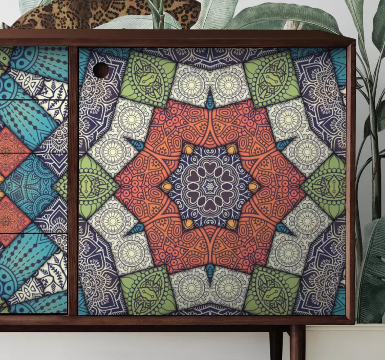 Möbelfolie lebendige konfiguration - TenStickers