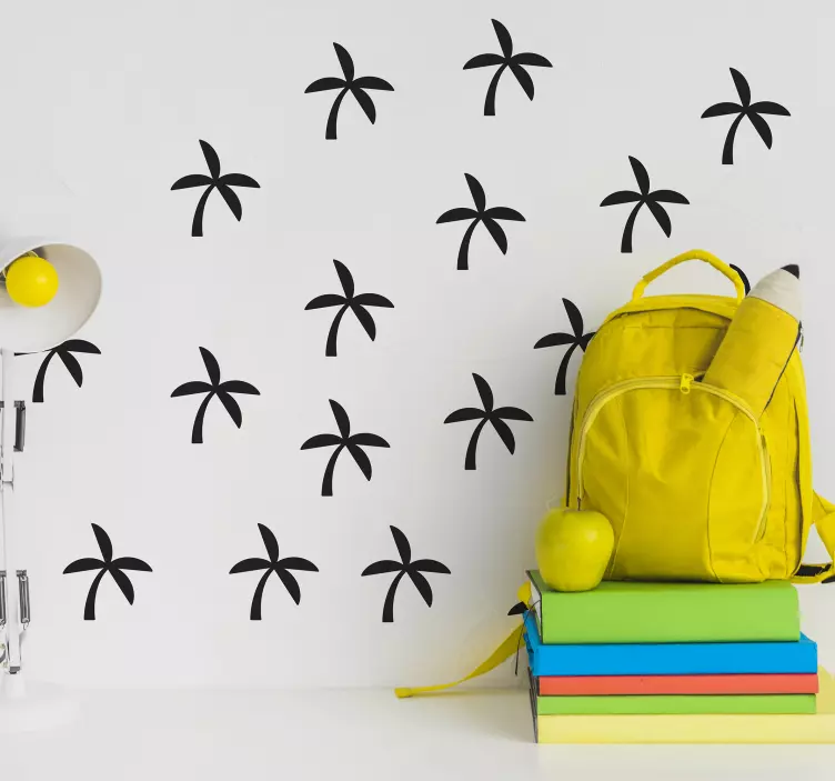 Wandtattoo ornament palmenbaum konzept - TenStickers