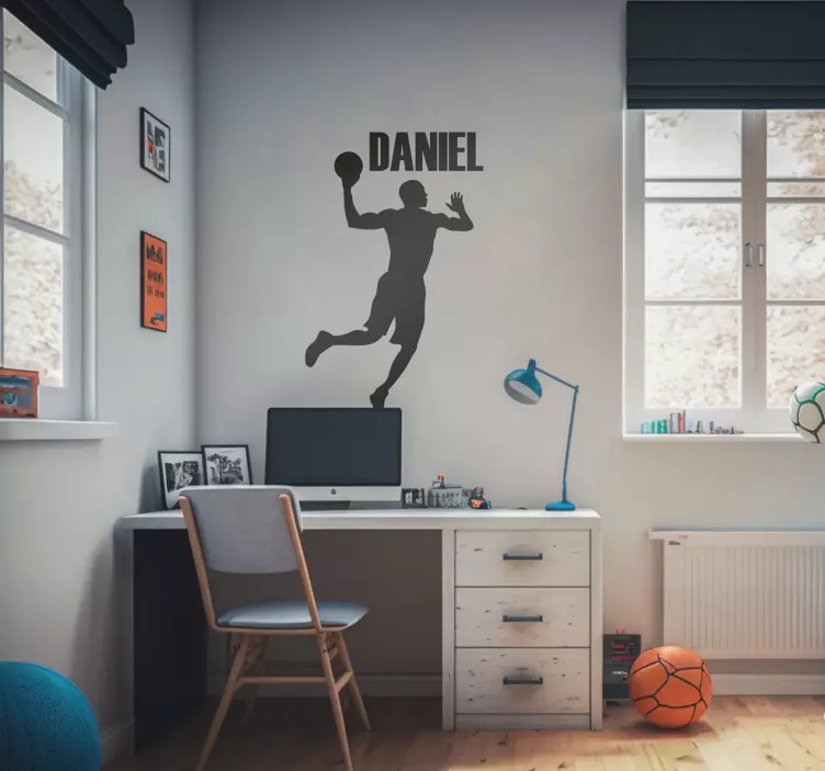 Wandtattoo professioneller Basketballspieler - TenStickers