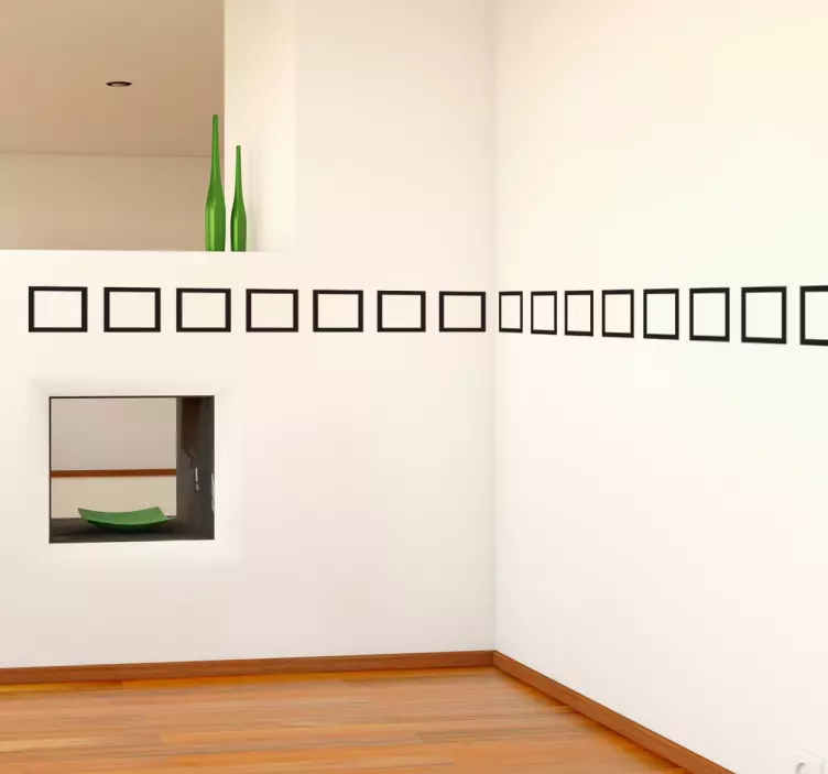 Wandtattoo Quader Bordüre - TenStickers