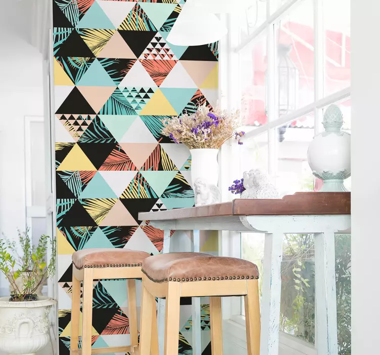 Wandtattoo Pflanze Botanische Dschungelblumen - TenStickers