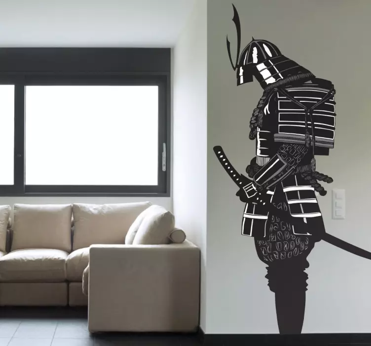 Wandtattoo Samurai-Krieger - TenStickers