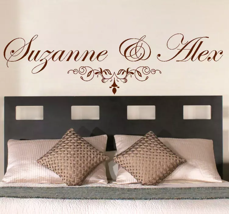 Wandtattoo Schlafzimmer Ornamente - TenStickers