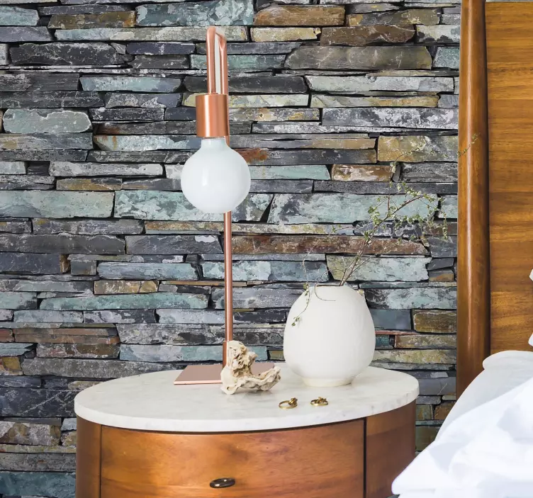 Wandaufkleber Schmale Ziegelsteine - TenStickers