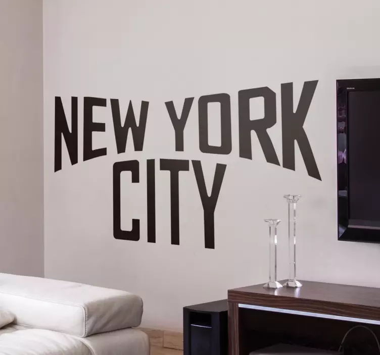 Wandtattoo Schriftzug New York City - TenStickers