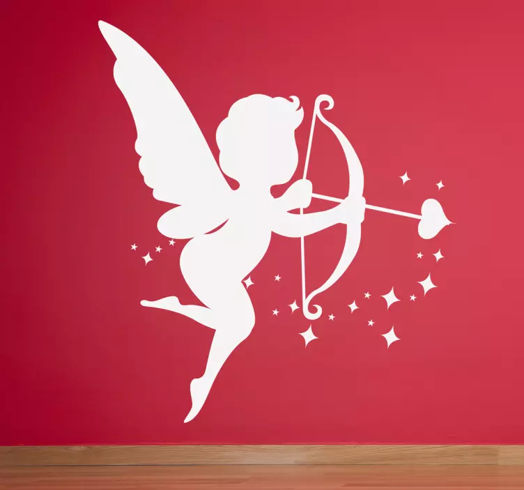 Wandtattoo Silhoulette Amor - TenStickers