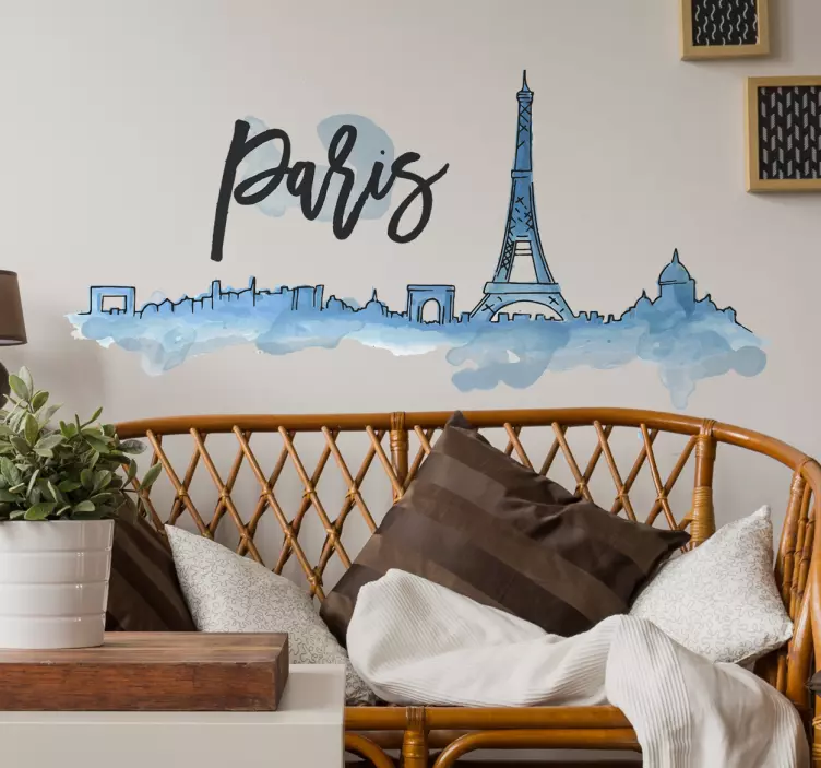 Wandtattoo Skyline Paris - TenStickers