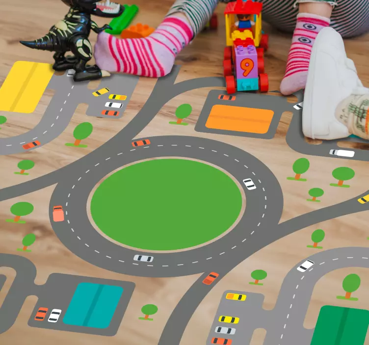 Wandtattoo Spielzeug Auto Verkehr - TenStickers