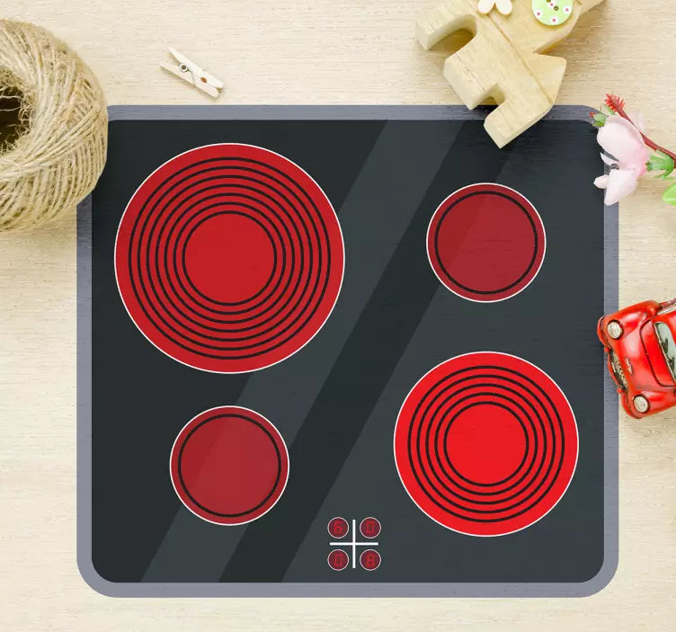 Wandtattoo Kinderzimmer Kochplatten - TenStickers