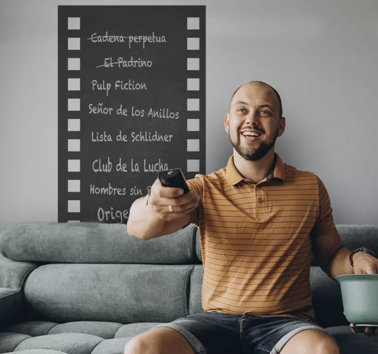 Aufkleber Tafel mit filmband - TenStickers