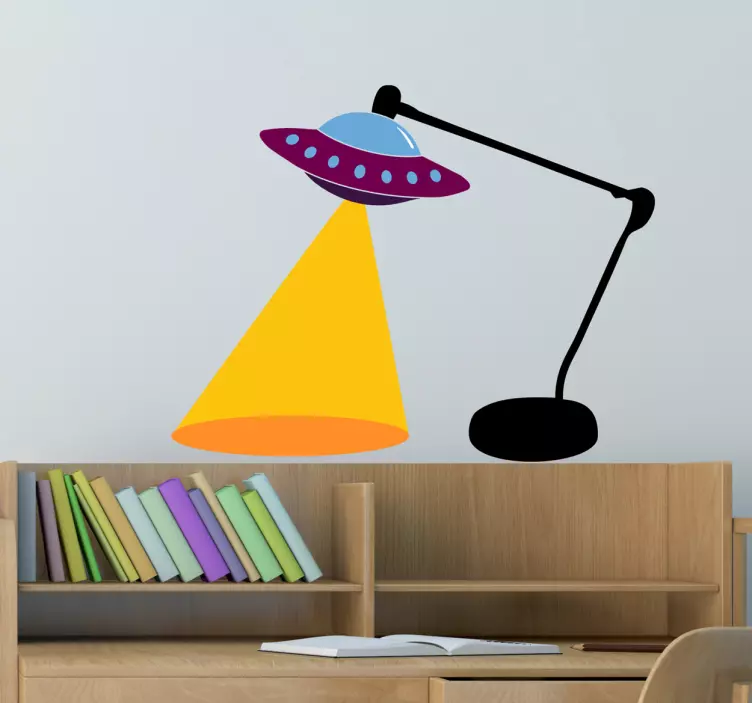 Wandtattoo UFO Lampe - TenStickers