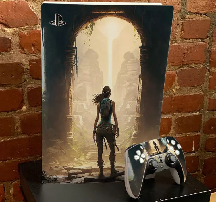 Wandtattoo Videospiel Grabungsausgräber - TenStickers