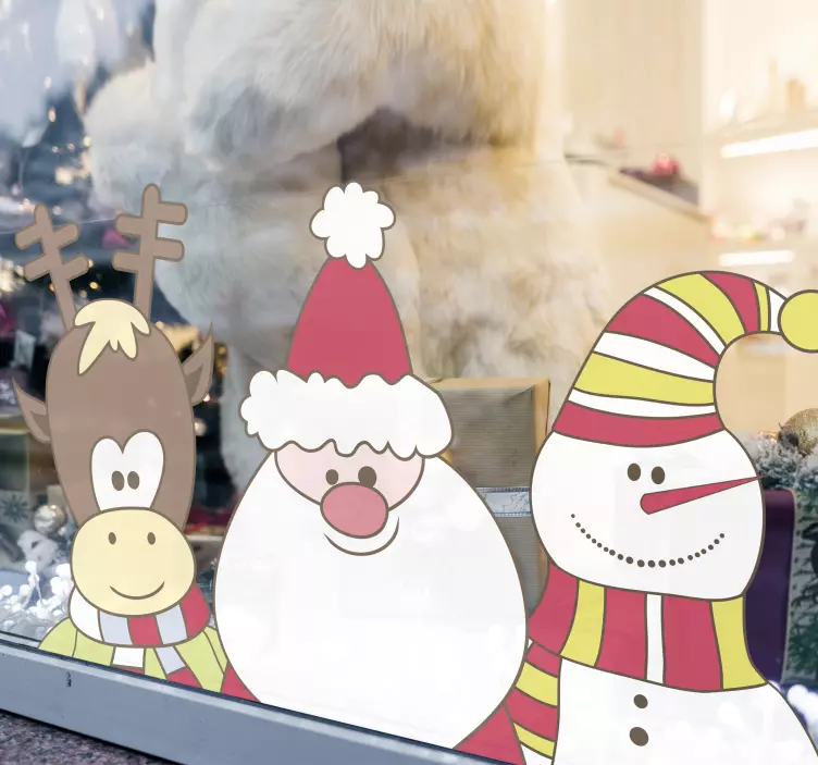 Wandtattoo Weihnachtsdekoration - TenStickers